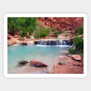 Havasu Falls Cascades Sticker